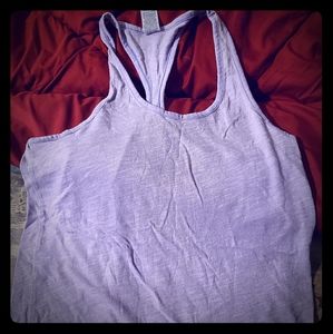 Pink razor back tank